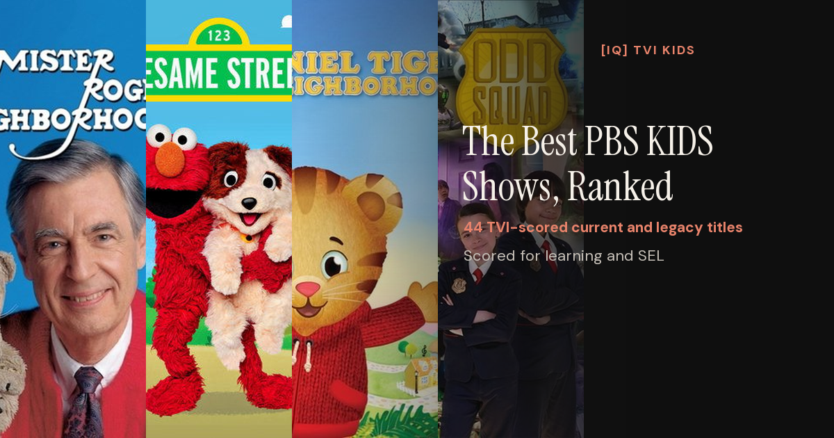 The best PBS KIDS shows ranked by TVI Kids