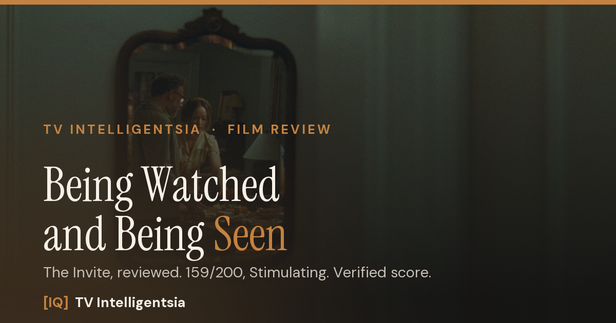 The Difference Between Being Watched and Being Seen