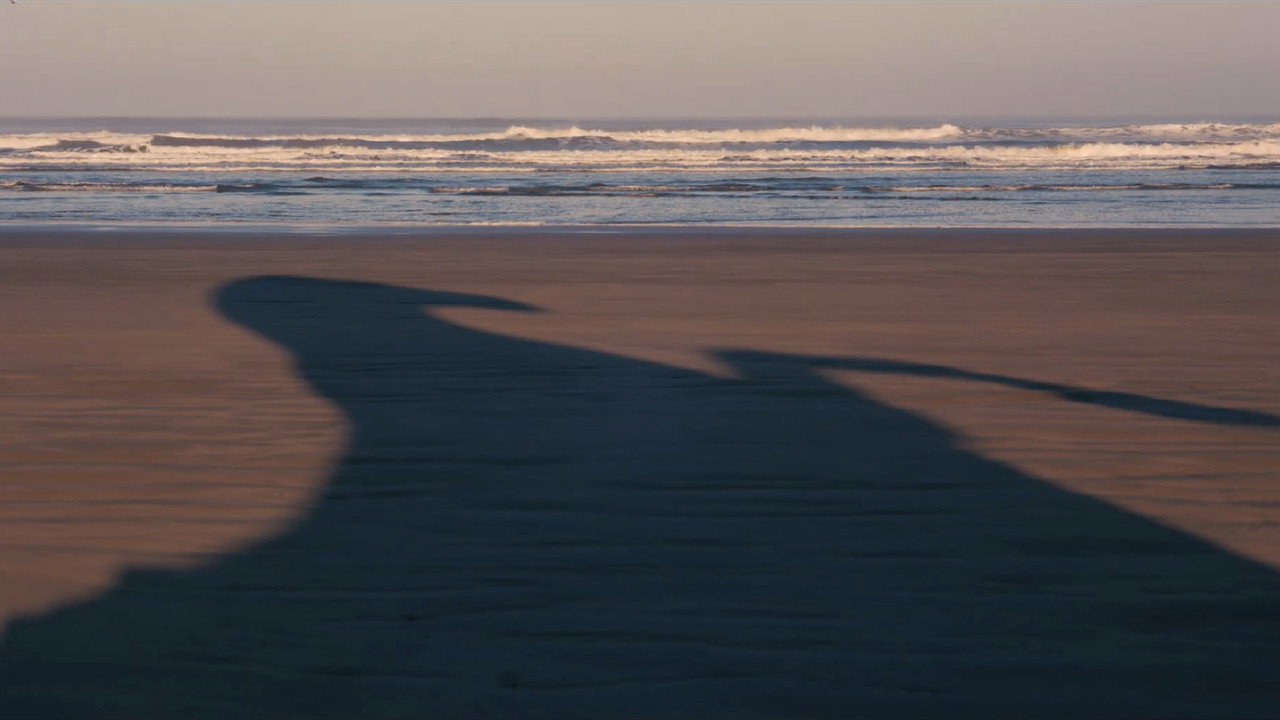 The shadow of a ship's prow on a beach in Christopher Nolan's The Odyssey